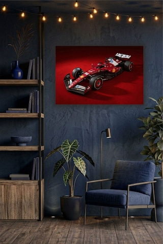 Formula 1 Motors Temalı Dekoratif Cam Tablo -27