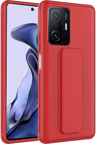 Xiaomi Mi 11T 5G Kılıf Zore Qstand Katlanabilir Standlı Kılıf
