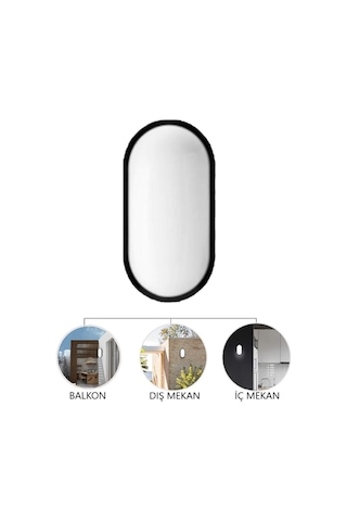 2 Adet 20w Bahçe Balkon Banyo Teras Duvar Led Işık Nem Su Geçirme