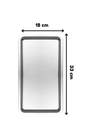 4 Adet Gümüş Geniş Dikdörtgen Metal Sunum Tepsisi 18x33 Cm Paslanmaz Çelik Düz Çay Kahve Tatlı Ikram Tepsisi Seti Gümüş