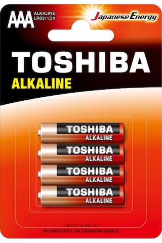 Toshıba Lr03 Bls Alk.İnce 4Lü Toshıba Lr03 Bls Alk.İnce 4Lü