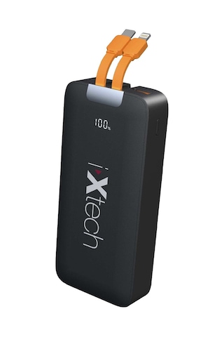 Ixtech Ix-pb023 20.000 Mah Powerbank Kablosuz Şarj Cihazı 22.5w Siyah Siyah