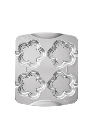 Kurabiye Kalıbı Papatya 4 Lü Set 28 24 Cm Gri