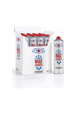 404 Buz Çözücü Sprey 500ml 30lu Koli Şeffaf