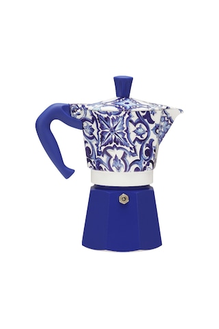 Bialetti Moka Express Dolce Gabbana Akdeniz Mavisi 3 Cup