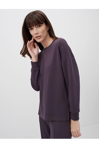 Jimmy Key Antrasit Bisiklet Yaka Uzun Kollu Oversize Sweatshirt 23wswedenv2971 Antrasit