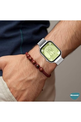 Huawei Watch Fit 5 İçin Kordon Milanese Loop Gümüş Watch Fit 5 İle Uyumlu Kordon - Gümüş