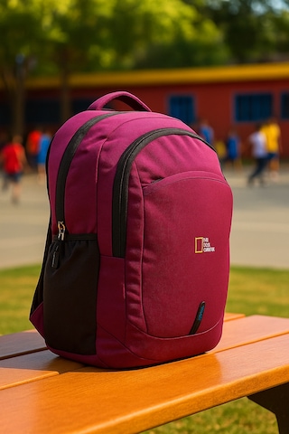 Loop Design Okul Sırt Çantası-laptop Sırt Çanta Yeni Sezon -bordo