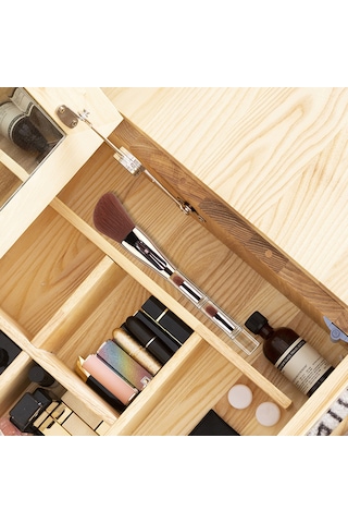 Yifomall Zoreya 4 Ü 1 Arada Taşınabilir Makyaj Fırçası Seti - Yüz, Kaş Ve Göz Farı Uygulama İçin Çok Fonksiyonlu