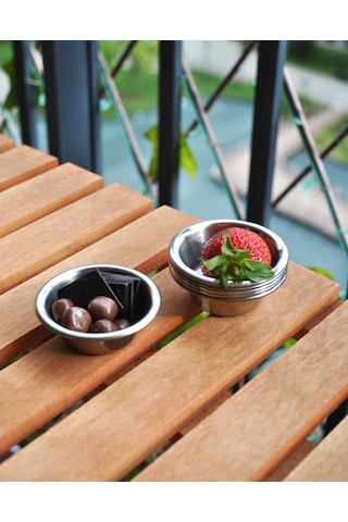 6'lı Paslanmaz Çelik Sosluk Mini Kahve Yanı Şekerlik/lokumluk 6,5