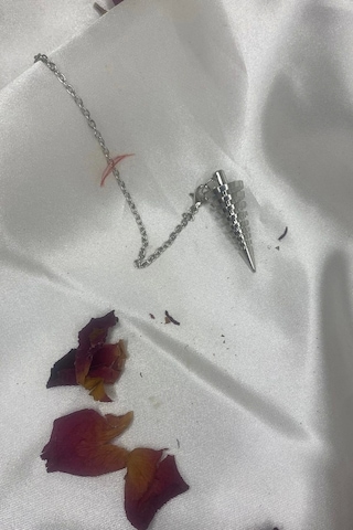 Gümüş Çelik Pandül Sarkaç Metal Burgu Çok renkli