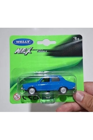 Golf 8 Gti Renault 12 1/64 Ölçek Diecast Metal Model Araba 2li Set Kırmızı