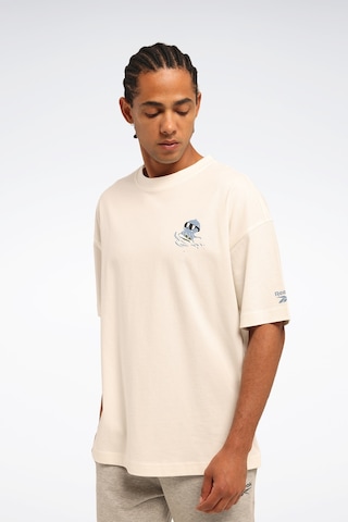 Reebok Sunny Days Tee Ekru Erkek Kısa Kol T-shirt Bej