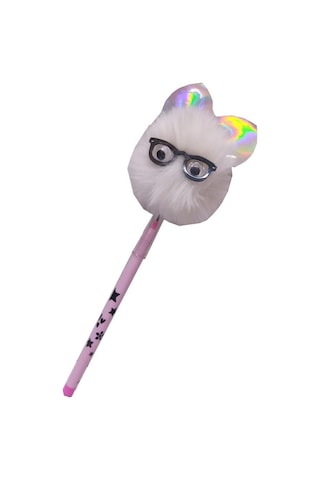 Peluş Kedi Gözlüklü Yumurtlayan Kalem