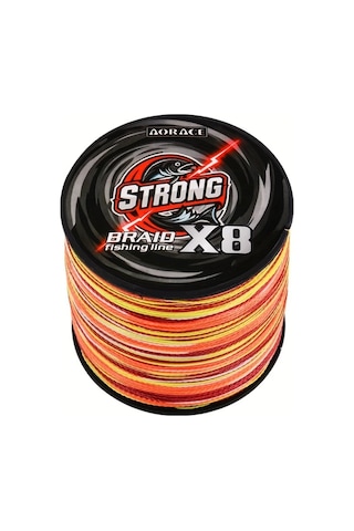 Techbloom Dayanıklı 10 0.55mm 100lb 8 İplik Örgülü Misina 300m Tuzlu Su Balıkçılık Polyetilen