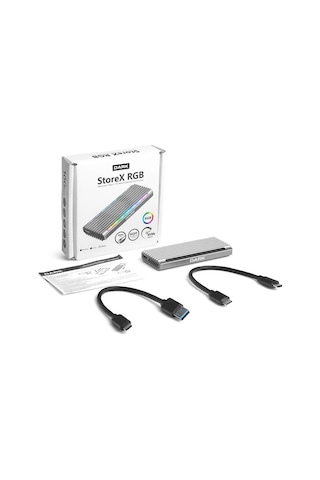 Dark Dk-ac-dsem5 Usb 3.2 Gen2 Type C - M.2 Nvme & Ngff Sata Ssd Rgb Ledli Disk Kutusu