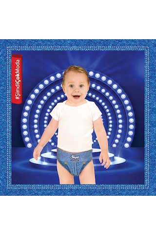 Sleepy Jeans Külot Bez 3 Numara Midi 4’lü Jumbo 136 Adet