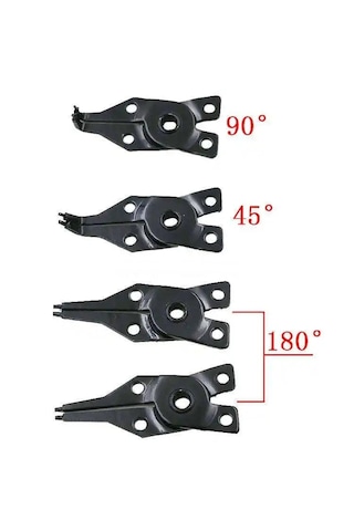 Çelik Segman Pensesi 3 In 1 Eğri Uçlu Dereceli