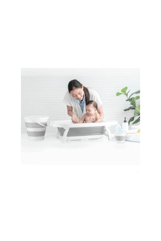 Katlanır Bebek Küveti 3'lü Set