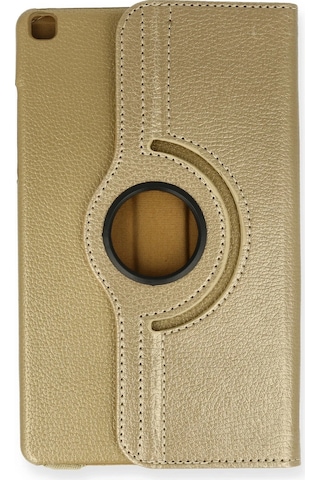 Gld-spt- Newface Samsung Uyumlu Galaxy T290 Tab A 8 Kılıf 360 Tablet Deri Kılıf - Gold
