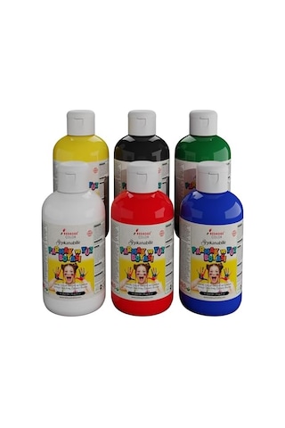 Ana Renkler Parmak Boyası 6&apos Lı Set 6x250gr Diğer
