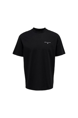 Only Erkek Baskılı T-shirt 22025299 SIYAH