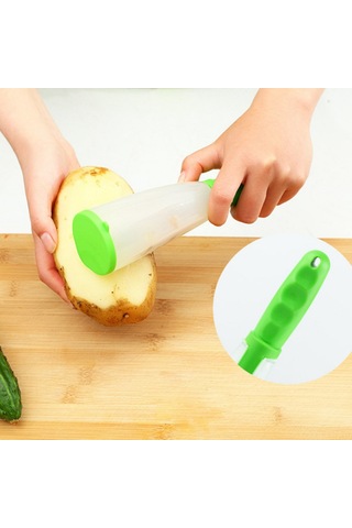 Kosona Ev İçi Çelik Meyve Sebze Soyucu, Çok Amaçlı Kabuk Soyma Aleti, Saklama Kutusuyla Konforlu Kullanim Diğer