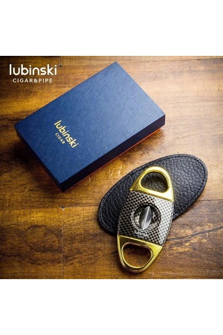 Lubinski Karbon Desen Metal V Puro Kesici Gold 60 Ring