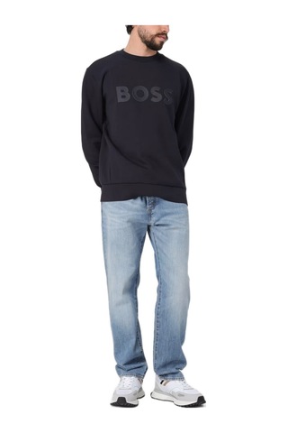 Boss 50506119 Erkek Sweatshirt Lacivert