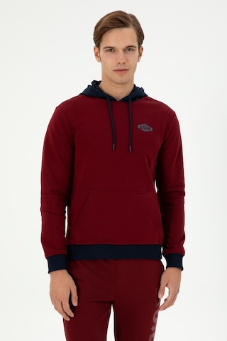 U.s. Polo Assn. Erkek Bordo Sweatshirt 50293440-vr014 Bordo