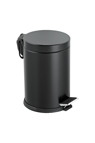 Foreca Pedallı Çöp Kovası Siyah 16 L Siyah