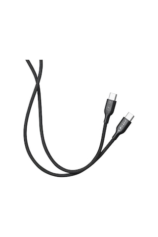 Pitaka Flex Braided Örgülü Tasarımlı Type-c To Type-c Pd Data Ve Şarj Kablosu 60w 1.2m Siyah