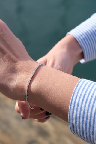 Altın Taşlı Kelepçe Bileklik