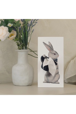 Spextrum Tissue Up Tale Wonder Rabbit Peçetelik Beyaz