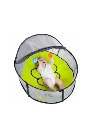Bblüv Nidö Mini 2'si 1 Arada Seyahat ve Oyun Çadırı Gri Gri