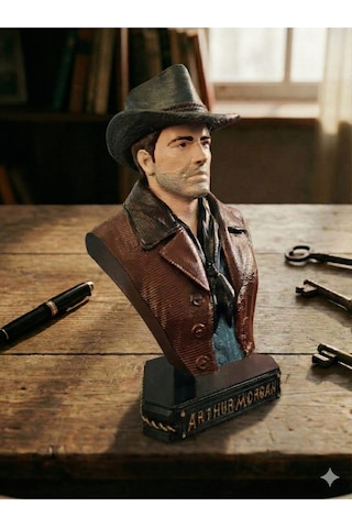 Eselya3d Arthur Morgan Figür-rdr2-red Dead Redemption 2-playstation-biblo-hediye-15cm-fanart
