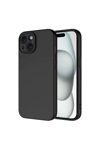 Apple Uyumlu iPhone 15 Plus Kılıf Zore Mara Lansman Kapak Siyah