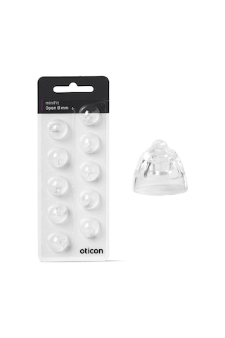 Oticon Minifit Open 8 MM Dome İşitme Cihazı Kubbesi 10'lu