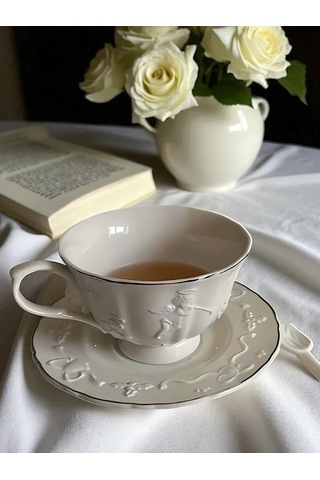 Arthomes 250 Ml Çay Takımı, Bardak Ve Fincan Takımı, Hediye 480844893 Beyaz