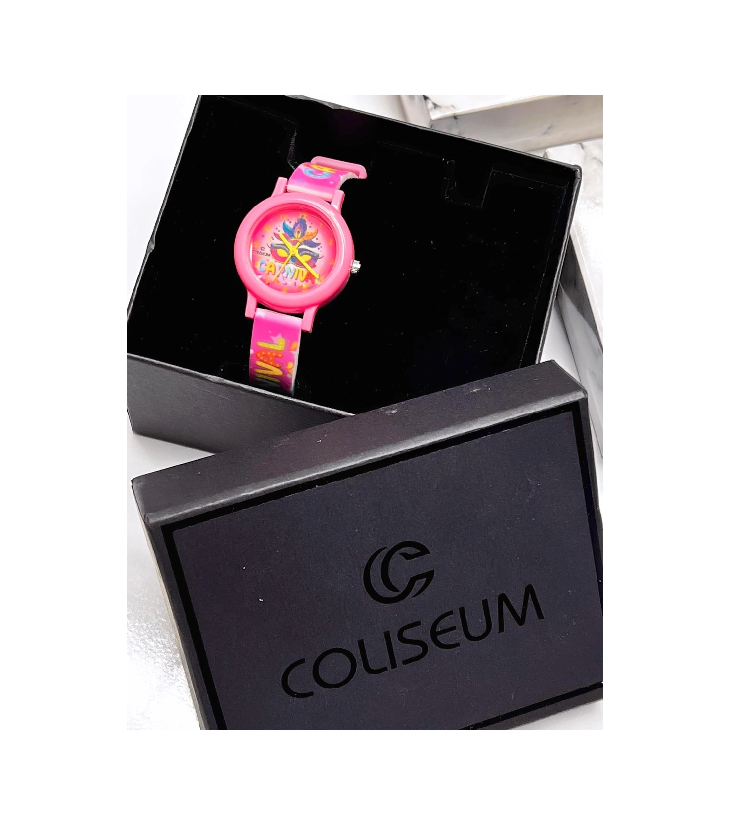 Coliseum Renkli Ve Figürlü Özel Kutulu Çocuk Kol Saati Ft.cls.ck09 Çok Renkli