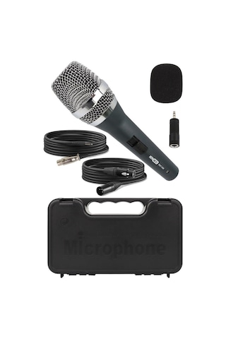 Hepa Merz Rst-350 Profesyonel Dinamik Cardioid Kablolu El Mikrofonu Kaliteli Çanta Ve Full Set