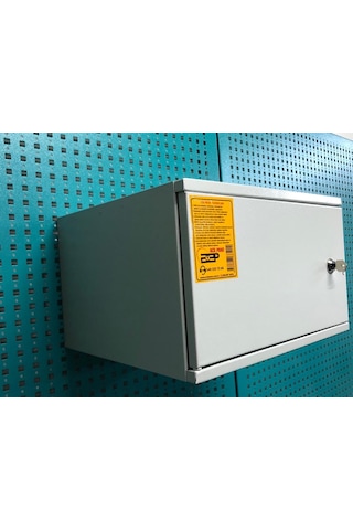DVR Pano/Box NVR CCTV Rack Kabinet Ve Monitör Koruma Kutusu 1 U 19" W39 H 25 D 33 Sac Kapak Bej