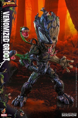 Hot Toys Venomized Groot Collectible Figure Tms 027 - Spider-Man.