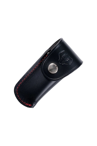 Cudeman 451-af Mini Vendetta Bull Horn Boğa Boynuzu Saplı Deri Kılıflı Kamp Çakı Çok Renkli