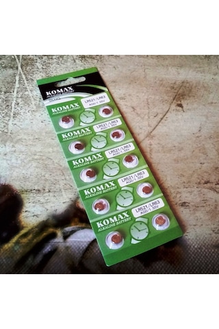 Button Alkalıne Battery Ag Seria Ag 0 Pil Lr 521 Pil 379 Pil Sr 521 Pil Lr 63 Pil Saat Pili Yedek Pil