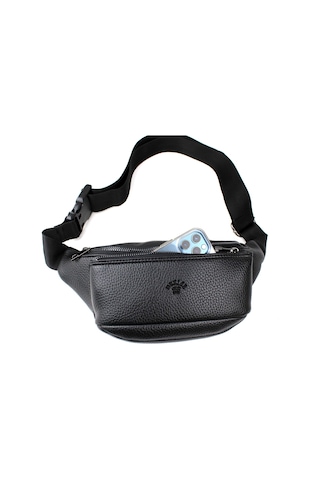 Erkek Siyah Çok Cepli Omuz Ve Bel Çantası