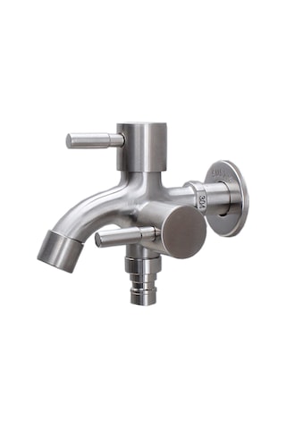 Çift Musluk Duvar Montaj Çamaşır Makinesi Paspas Musluğu Çok Fonksiyonlu Açık Balkon Banyo Mutfak Su Çamaşır Yıkama Bibcock Su Musluk 01 Çok Renkli