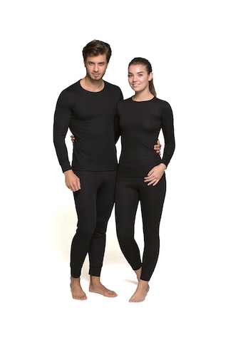 Thermoform Heavy Unisex Termal Içlik Siyah Siyah