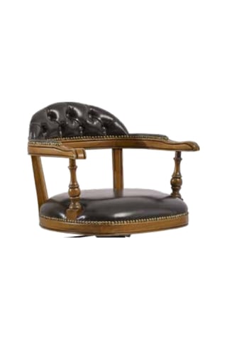 Bengimobilya Sandalye Zus149 Amatsör Model Tam Kolçak Kapitone Ahşap Iskelet P