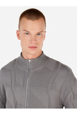 Colins Gri Erkek Hırka Gri